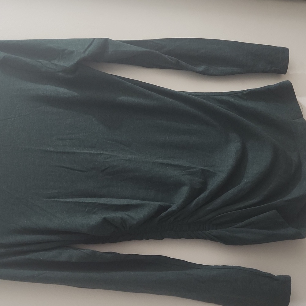 Ann Taylor Wool Top with side ruching